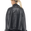 Biston fashion γυναικείο κοντό πανωφόρι 47-101-007 BLACK