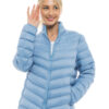 Biston fashion γυναικείο ultra light πανωφόρι 47-101-009 SKY BLUE