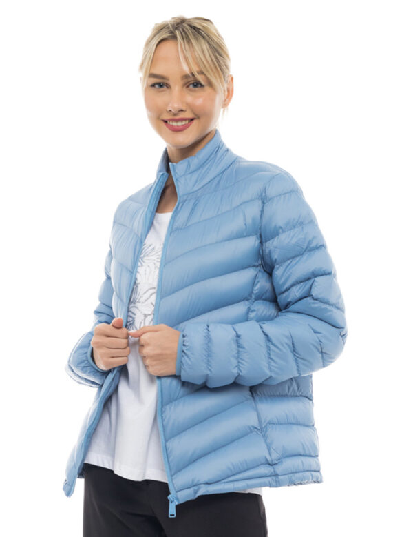 Biston fashion γυναικείο ultra light πανωφόρι 47-101-009 SKY BLUE