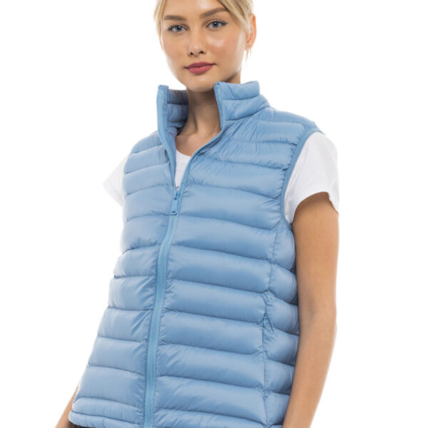 Splendid fashion γυναικείο ultra light γιλέκο 47-102-001 SKY BLUE