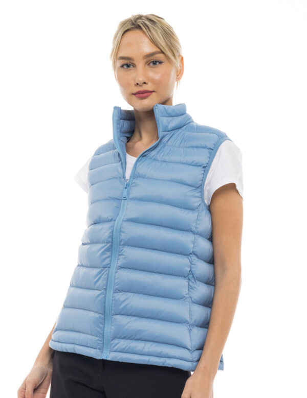 Splendid fashion γυναικείο ultra light γιλέκο 47-102-001 SKY BLUE