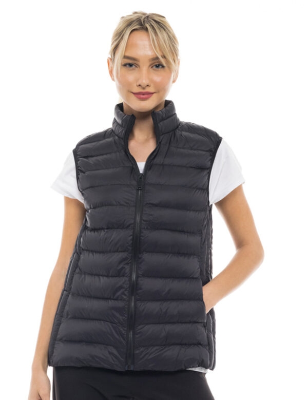 Biston fashion γυναικείο ultra light γιλέκο 47-102-002C BLACK