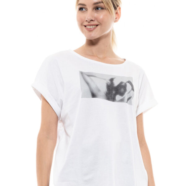 Biston fashion γυναικείο top 47-106-008 WHITE