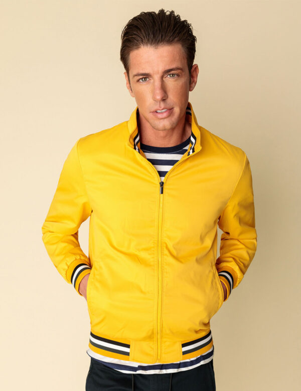 Biston fashion ανδρικό bomber 47-201-007 YELLOW