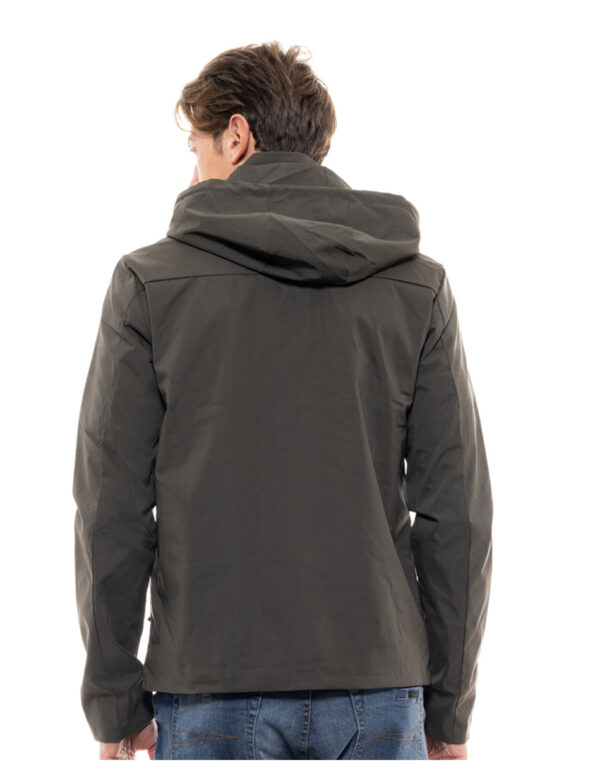Biston fashion ανδρικό κοντό πανωφόρι 47-201-009 DK GREEN