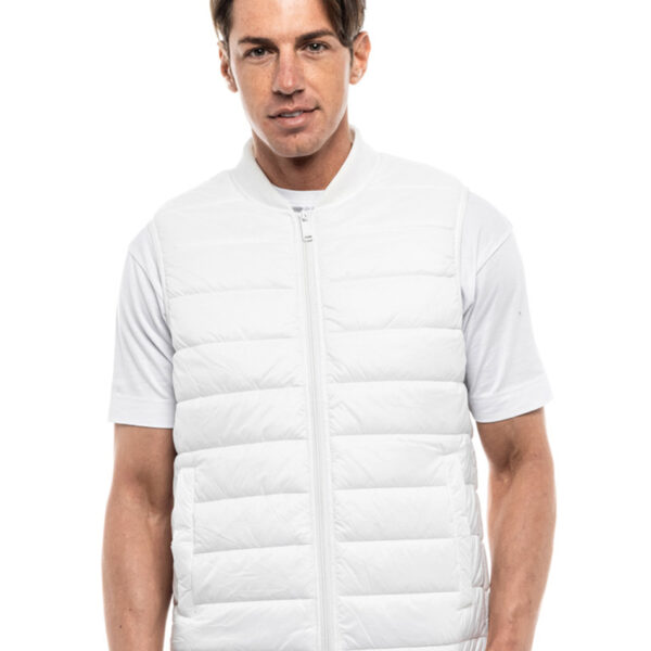 Splendid fashion ανδρικό ultra light γιλέκο 47-202-003 WHITE