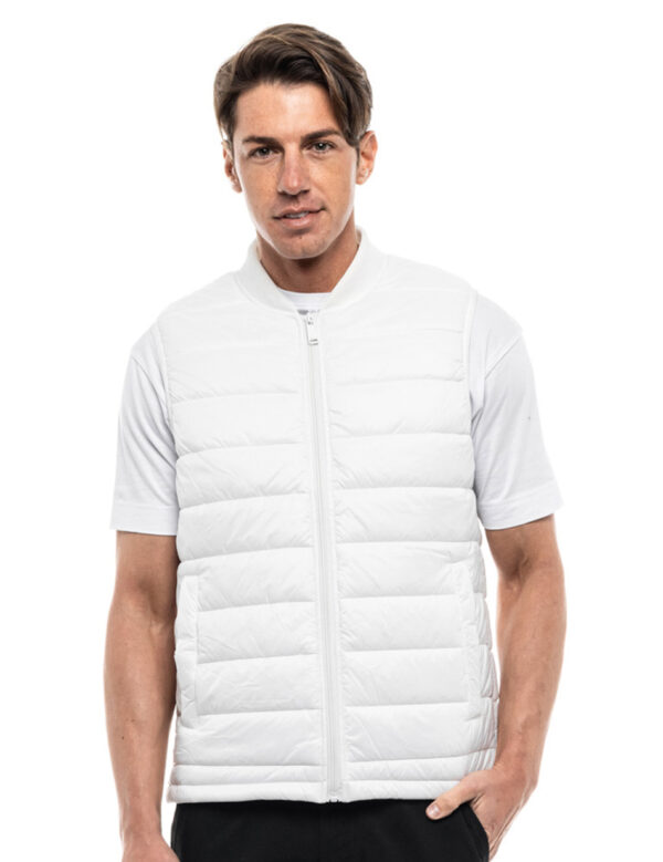 Splendid fashion ανδρικό ultra light γιλέκο 47-202-003 WHITE