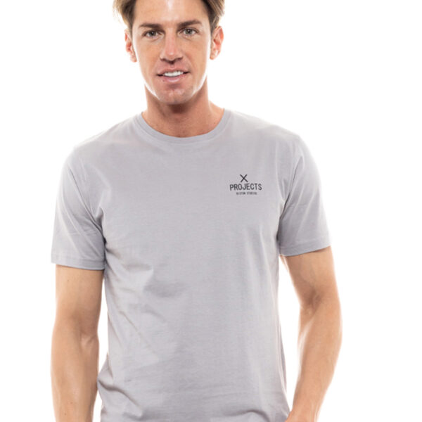 Biston fashion ανδρικό t-shirt 47-206-001 LT GREY