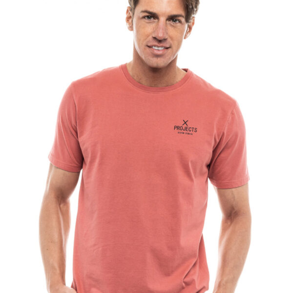 Biston fashion ανδρικό t-shirt 47-206-001 RUSTY RED