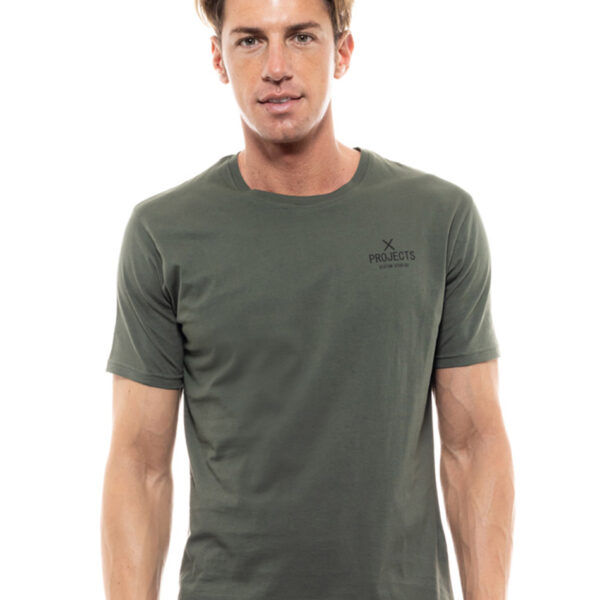Biston fashion ανδρικό t-shirt 47-206-001 KHAKI