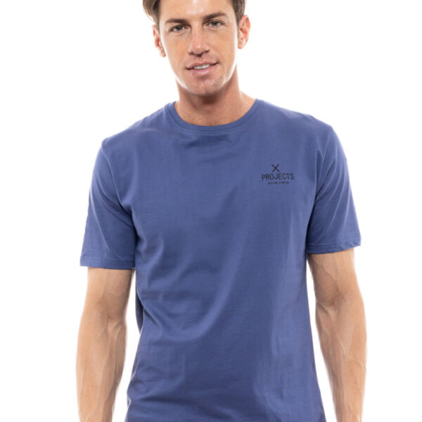 Biston fashion ανδρικό t-shirt 47-206-001 INDIGO