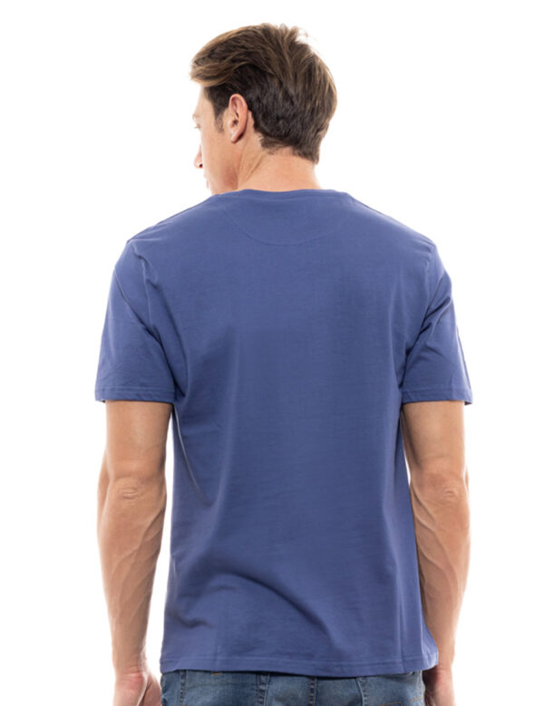 Biston fashion ανδρικό t-shirt 47-206-001 INDIGO
