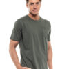 Biston fashion ανδρικό t-shirt 47-206-002 KHAKI