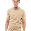 Biston fashion ανδρικό t-shirt 47-206-002 DK BEIGE