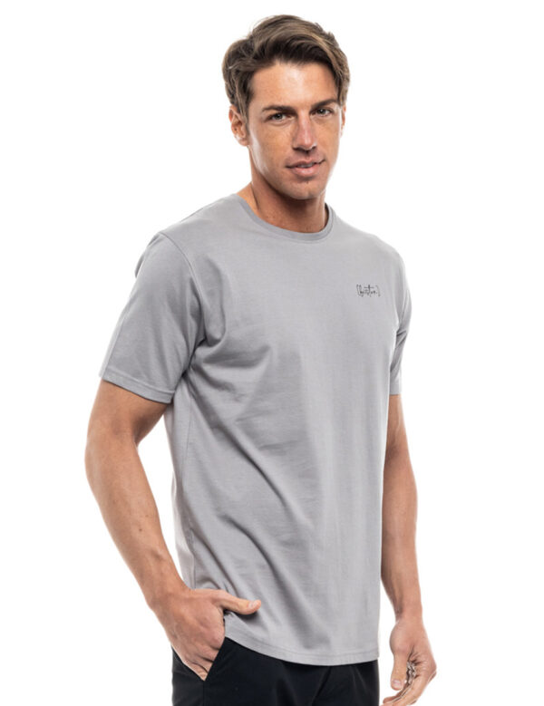 Biston fashion ανδρικό t-shirt 47-206-013 LT GREY