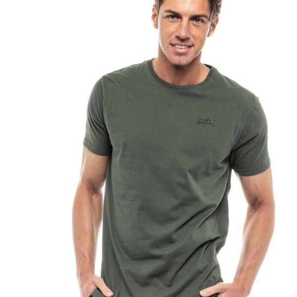 Biston fashion ανδρικό t-shirt 47-206-013 KHAKI