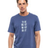 Biston fashion ανδρικό t-shirt 47-206-023 INDIGO