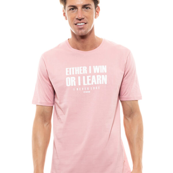 Biston fashion ανδρικό t-shirt 47-206-024 PINK