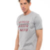 Biston fashion ανδρικό t-shirt 47-206-035 LT GREY