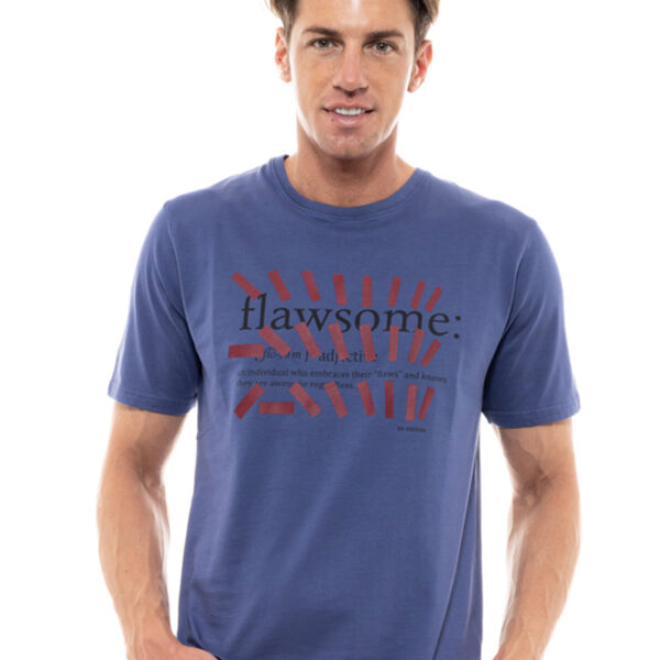 Biston fashion ανδρικό t-shirt 47-206-035 INDIGO