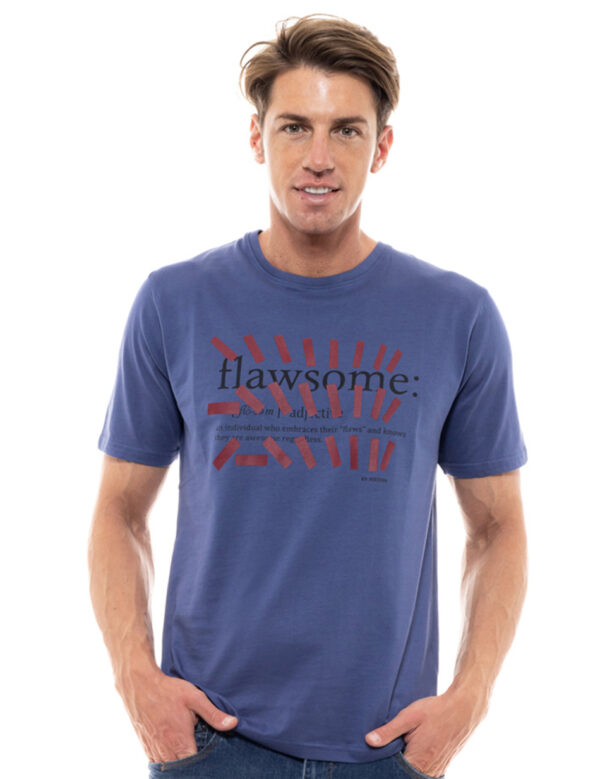 Biston fashion ανδρικό t-shirt 47-206-035 INDIGO
