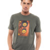 Biston fashion ανδρικό t-shirt 47-206-038 KHAKI