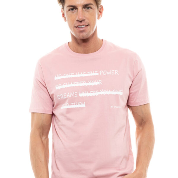 Splendid fashion ανδρικό t-shirt 47-206-043 PINK