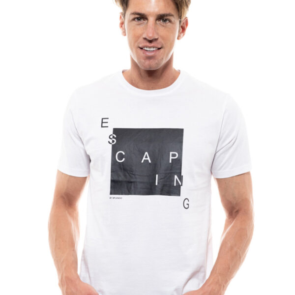 Splendid fashion ανδρικό t-shirt 47-206-045 WHITE