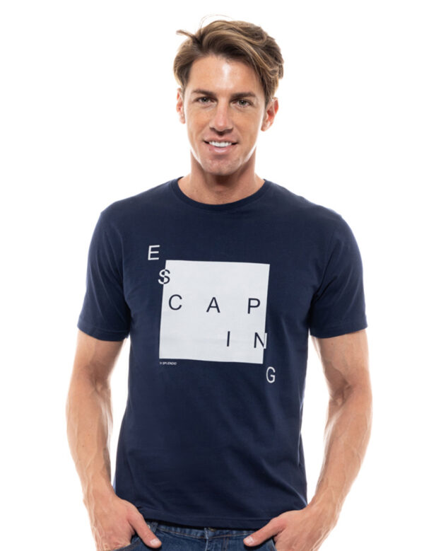 Splendid fashion ανδρικό t-shirt 47-206-045 NAVY