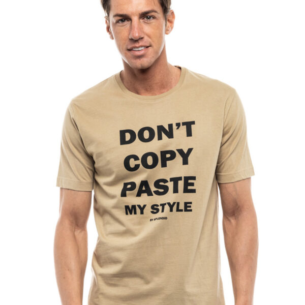 Splendid fashion ανδρικό t-shirt 47-206-046 DK BEIGE