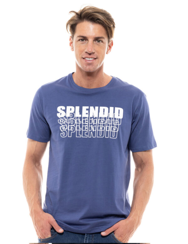 Splendid fashion ανδρικό t-shirt 47-206-047 INDIGO