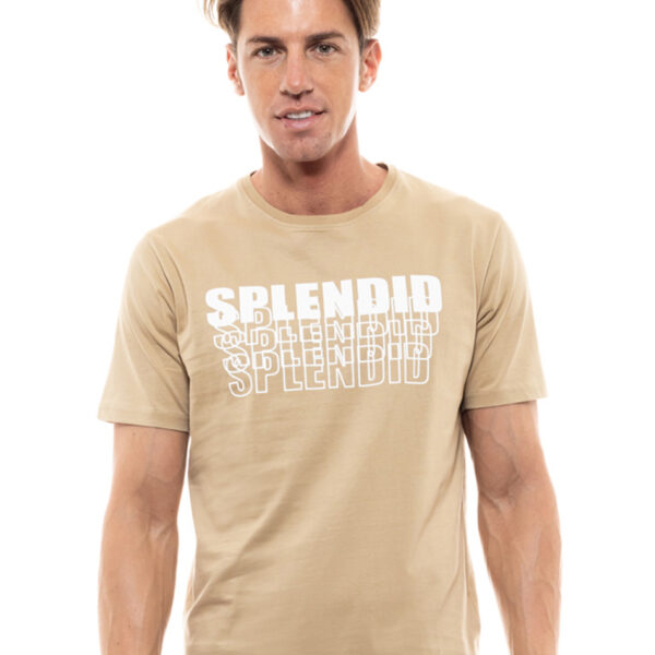 Splendid fashion ανδρικό t-shirt 47-206-047 DK BEIGE