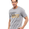 Biston fashion ανδρικό t-shirt 47-206-058 LT GREY