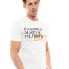 Biston fashion ανδρικό t-shirt 47-206-058 OFF WHITE
