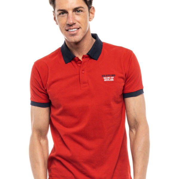 Splendid fashion ανδρικό polo shirt 47-206-068 RED