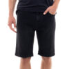 Biston fashion ανδρική τζιν βερμούδα 47-221-016 BLACK