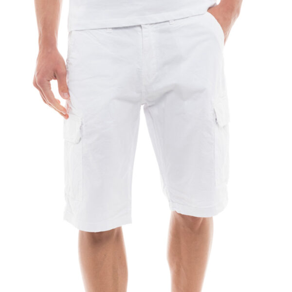 Splendid fashion ανδρική βερμούδα cargo 47-221-023 WHITE