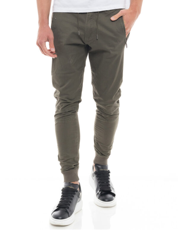 Biston fashion ανδρικό παντελόνι 47-241-009 OLIVE