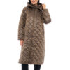 Splendid fashion γυναικείο μακρύ μπουφάν 48-101-003 KHAKI