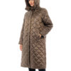 Splendid fashion γυναικείο μακρύ μπουφάν 48-101-003 KHAKI
