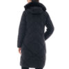 Splendid fashion γυναικείο μακρύ μπουφάν 48-101-016 BLACK