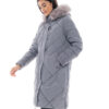 Splendid fashion γυναικείο μακρύ μπουφάν 48-101-016C DK GREY