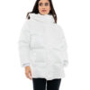 Biston fashion γυναικείο ντεμί μπουφάν 48-101-030 WHITE