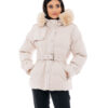 Splendid fashion γυναικείο κοντό μπουφάν 48-101-059 LT BEIGE