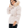 Splendid fashion γυναικείο κοντό μπουφάν 48-101-059 LT BEIGE