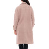 Splendid fashion γυναικείο μακρύ παλτό από προβατάκι 48-101-062 BEIGE