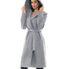 Biston fashion γυναικείο μακρύ παλτό 48-101-064 DK GREY