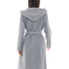 Biston fashion γυναικείο μακρύ παλτό 48-101-064 DK GREY