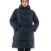 Splendid fashion γυναικείο μακρύ μπουφάν 48-101-081 BLACK