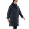 Splendid fashion γυναικείο μακρύ μπουφάν 48-101-081 BLACK